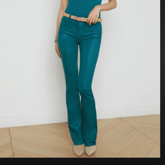 L'Agence New $295 Retail Ruth High Rise Straight Jeans - Picture 4 of 5